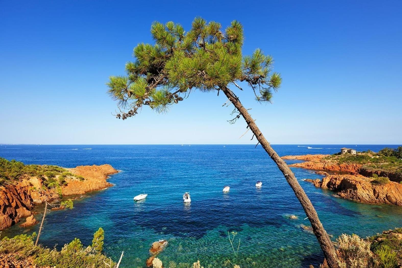Duplex, Vue Panoramique Sur La Mediterranee, Piscine, Garage แซ็งต์-ราฟาเอล ภายนอก รูปภาพ