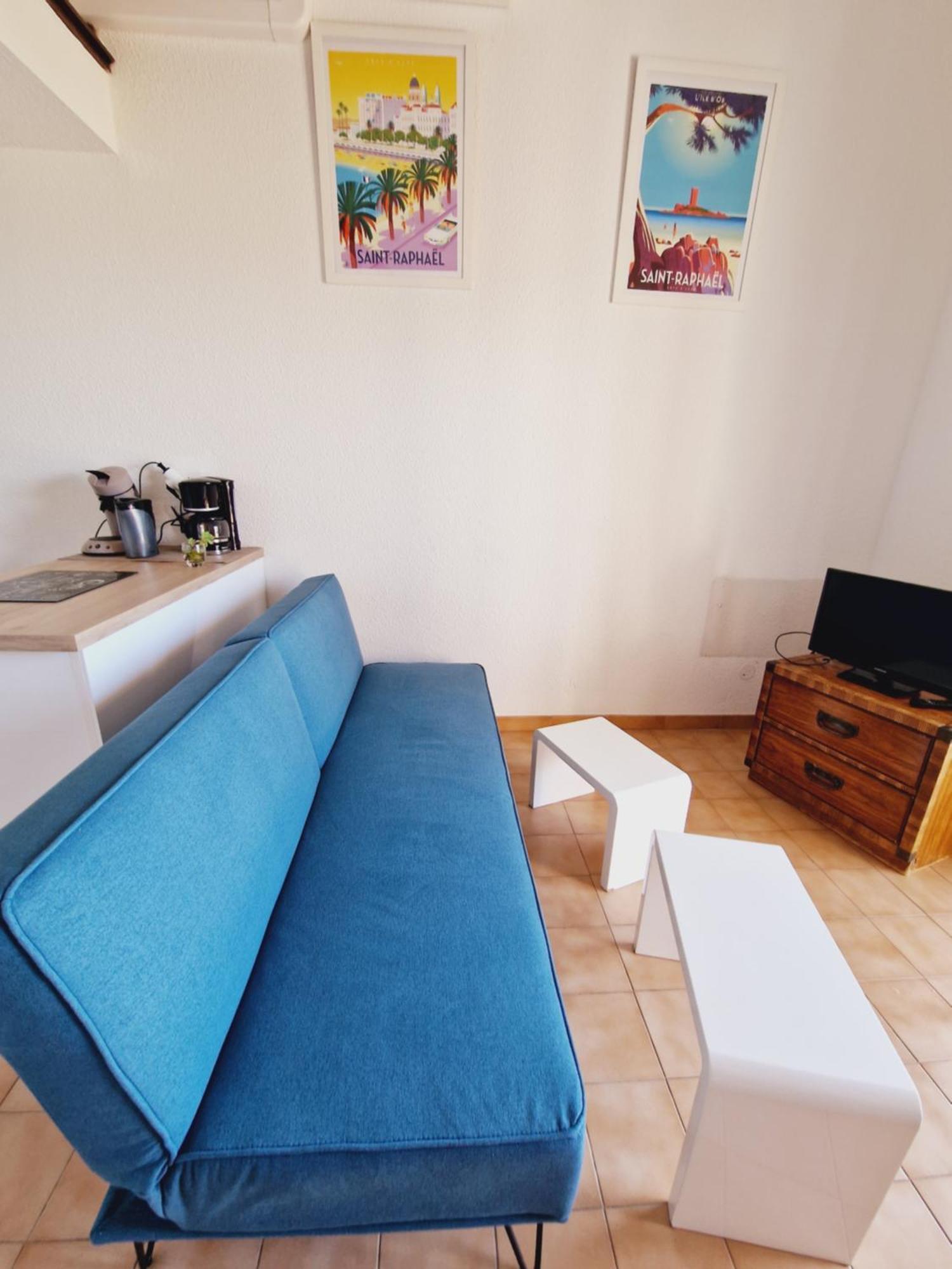 Duplex, Vue Panoramique Sur La Mediterranee, Piscine, Garage แซ็งต์-ราฟาเอล ภายนอก รูปภาพ