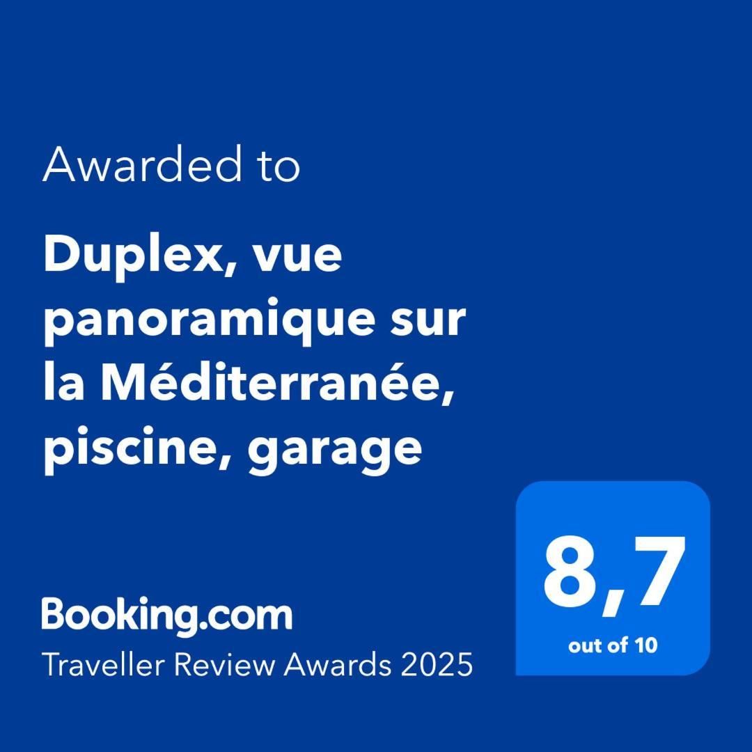 Duplex, Vue Panoramique Sur La Mediterranee, Piscine, Garage แซ็งต์-ราฟาเอล ภายนอก รูปภาพ